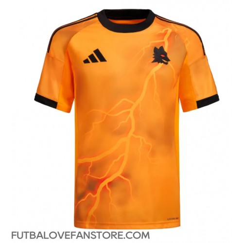 AS Roma Gianluca Mancini #23 Vonkajší futbalový dres 2025-26 Krátky Rukáv AS Roma Gianluca Mancini #23 Vonkajší futbalový dres 2025-26 Krátky Rukáv